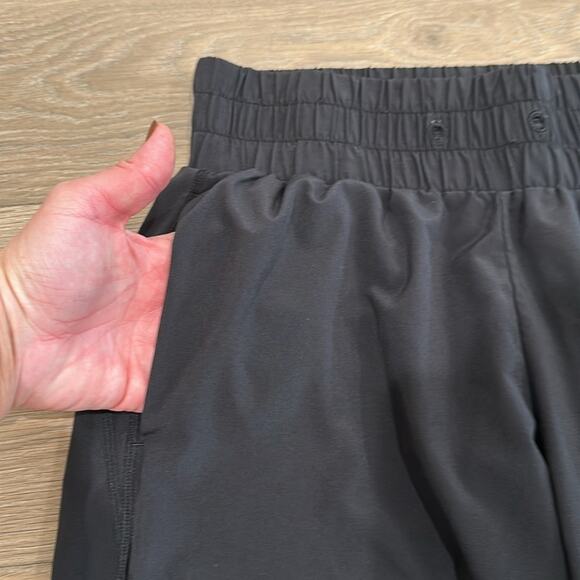 Z BY ZELLA Black High Waist Active Workout Lounge Jogger Pants Bottoms Size 8 - Picture 8 of 10